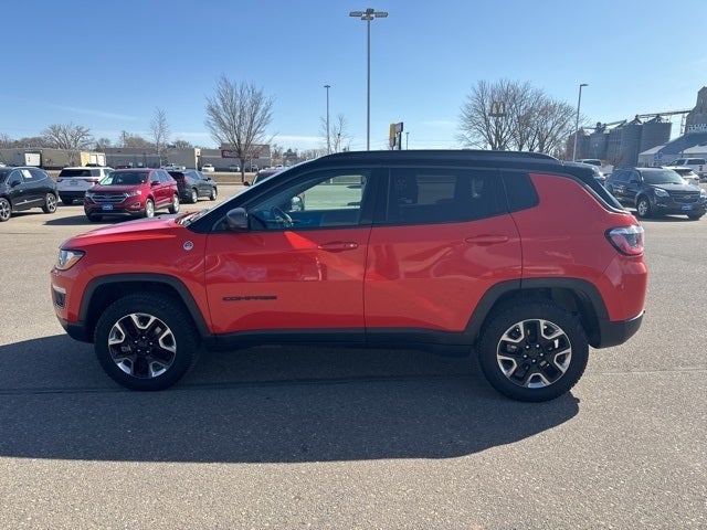 Used 2018 Jeep Compass Trailhawk with VIN 3C4NJDDB4JT144175 for sale in Morris, Minnesota